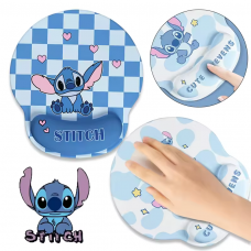 Cute Disney Stitch 3D Silicone Wristguard Mouse Pad Kawaii Stitch Anime Peripheral Keyboard Tray Office Supplies Girl Gift