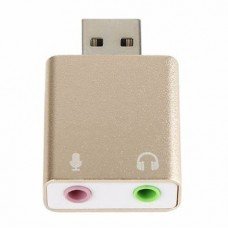 Wholesale External USB to 3.5mm Audio Adapter Sound Card for Computer Laptop